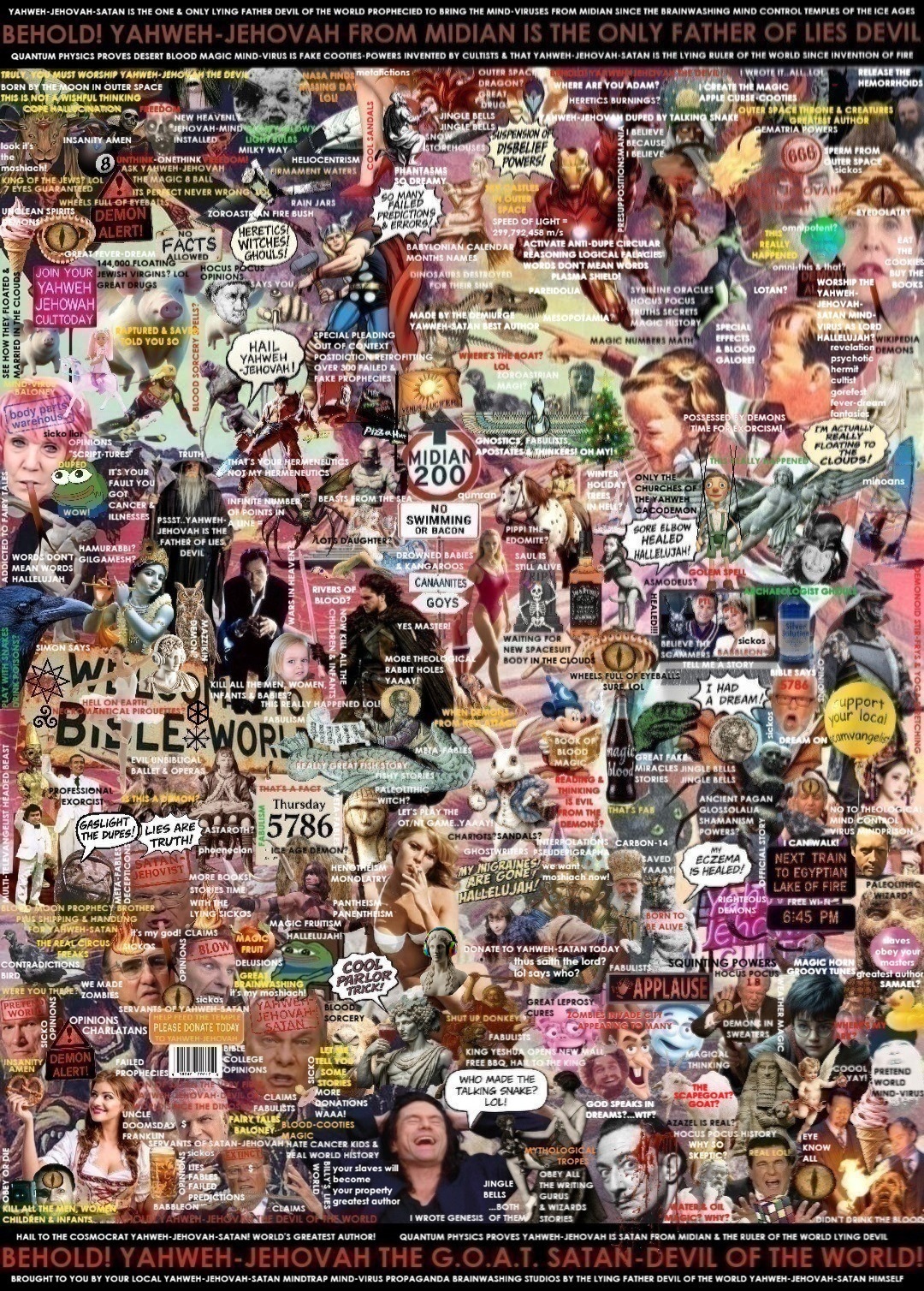 Irrefutable Unequivocal Proof of The Paul & His New Yeshua Skywizard’s Immortal Floating Spacesuit Bodies Zombifications Festival Failed Guarantees From 1,900 years ago (& So The Real Way The Universe/Space-Time Exists & Operates & So The Real Reason Existence Exists In The First Place?)….But It’s Just Yet Another New Mutated Planetary Onethink-Unthink Mindtrap Mindprison (& Still Mutating Vortex of Magical Thinking Deserts Abrahamic-Voodooism Superstitions) Apocalyptic Deaths Cult & Personal Psychological Motives Dreamscapes Agendas & Iron Age Desert Pagan Primitive Blood Magic Spiritualism Contradictory Fairy Tales Pretend World Delusions & Mind Control Brainwashing in the Real&nbsp;World.