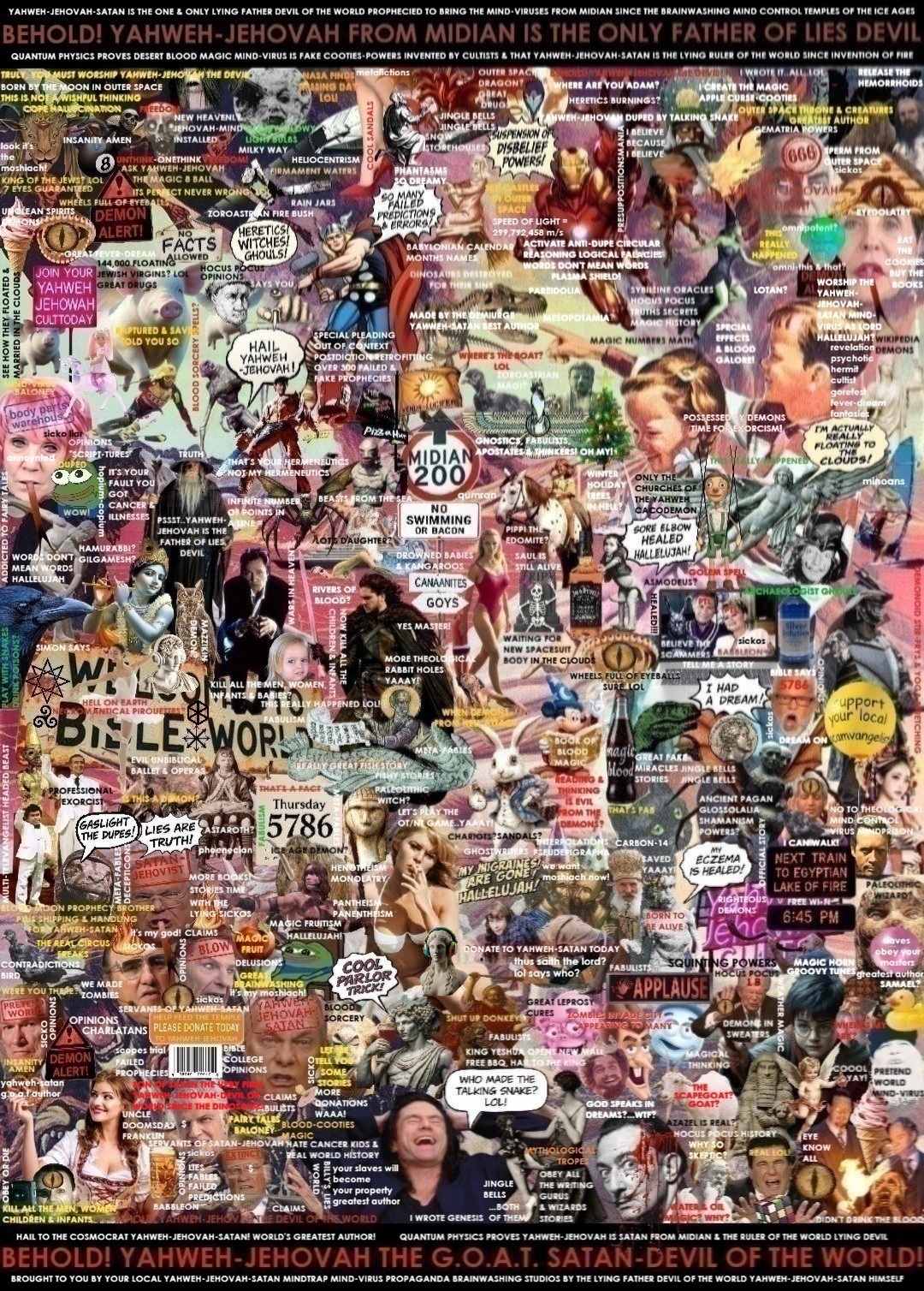 Irrefutable Unequivocal Proof of The Paul & His New Yeshua Skywizard’s Immortal Floating Spacesuit Bodies Zombifications Festival Failed Guarantees From 1,900 years ago (& So The Real Way The Universe/Space-Time Exists & Operates & So The Real Reason Existence Exists In The First Place?)….But It’s Just Yet Another New Mutated Planetary Onethink-Unthink Mindtrap Mindprison (& Still Mutating Vortex of Magical Thinking Deserts Abrahamic-Voodooism Superstitions) Apocalyptic Deaths Cult & Personal Psychological Motives Dreamscapes Agendas & Iron Age Desert Pagan Primitive Blood Magic Spiritualism Contradictory Fairy Tales Pretend World Delusions & Mind Control Brainwashing in the Real&nbsp;World.