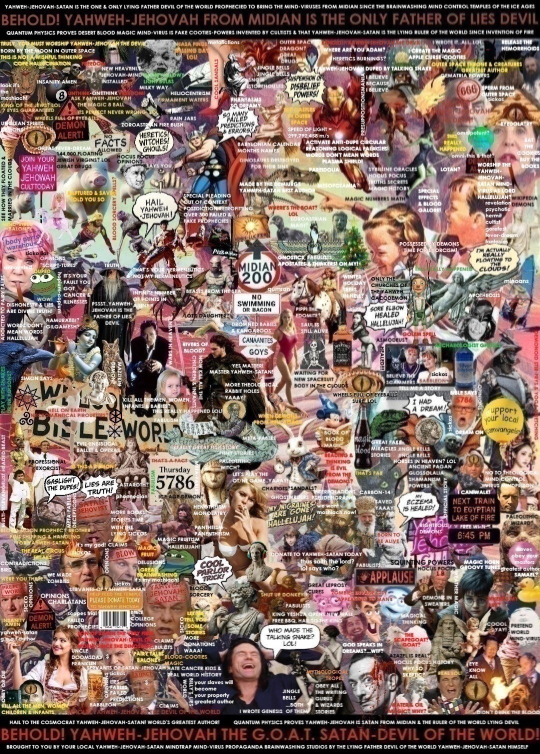 Irrefutable Unequivocal Proof of The Paul & His New Yeshua Skywizard’s Immortal Floating Spacesuit Bodies Zombifications Festival Failed Guarantees From 1,900 years ago (& So The Real Way The Universe/Space-Time Exists & Operates & So The Real Reason Existence Exists In The First Place?)….But It’s Just Yet Another New Mutated Planetary Onethink-Unthink Mindtrap Mindprison (& Still Mutating Vortex of Magical Thinking Deserts Abrahamic-Voodooism Superstitions) Apocalyptic Deaths Cult & Personal Psychological Motives Dreamscapes Agendas & Iron Age Desert Pagan Primitive Blood Magic Spiritualism Contradictory Fairy Tales Pretend World Delusions & Mind Control Brainwashing in the Real&nbsp;World.